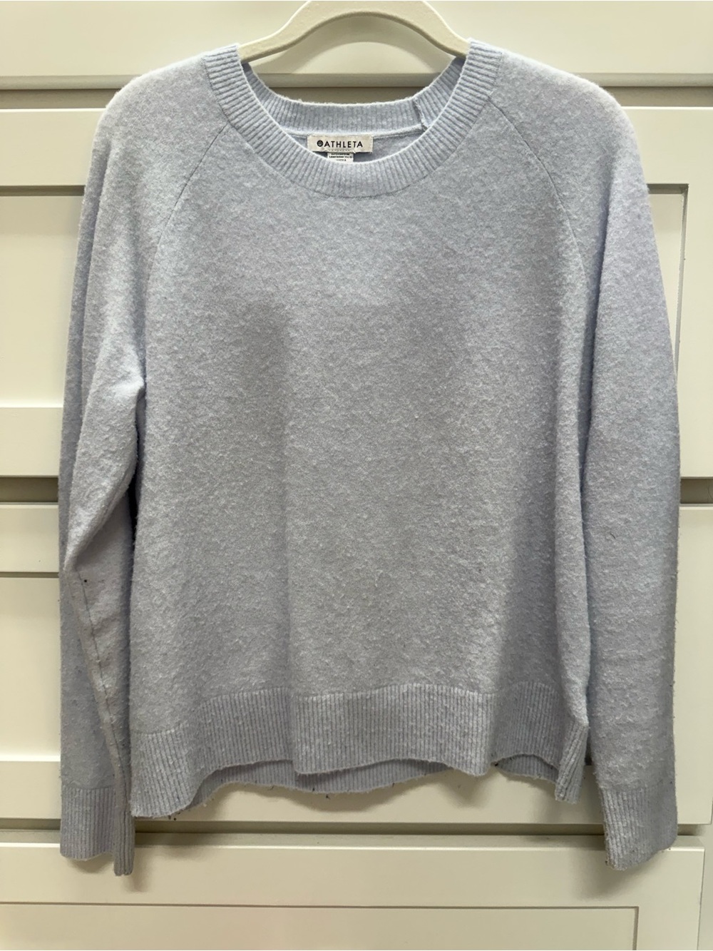 Athleta Pale Blue Crewneck Pullover
